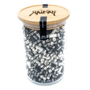 Kailar Aktivkohlefilter Cellulose Slim 6mm Mixed im Glas – 500 Stück