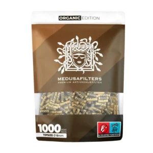 Medusafilters Aktivkohlefilter 6mm Organic – 1000 Stück
