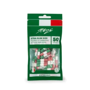 PURIZE Aktivkohlefilter XTRA Slim 6mm im Beutel ITALY