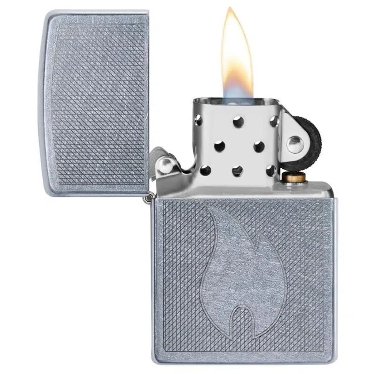 Zippo Benzinfeuerzeug 207 Zippo Flame Design – Bild 2