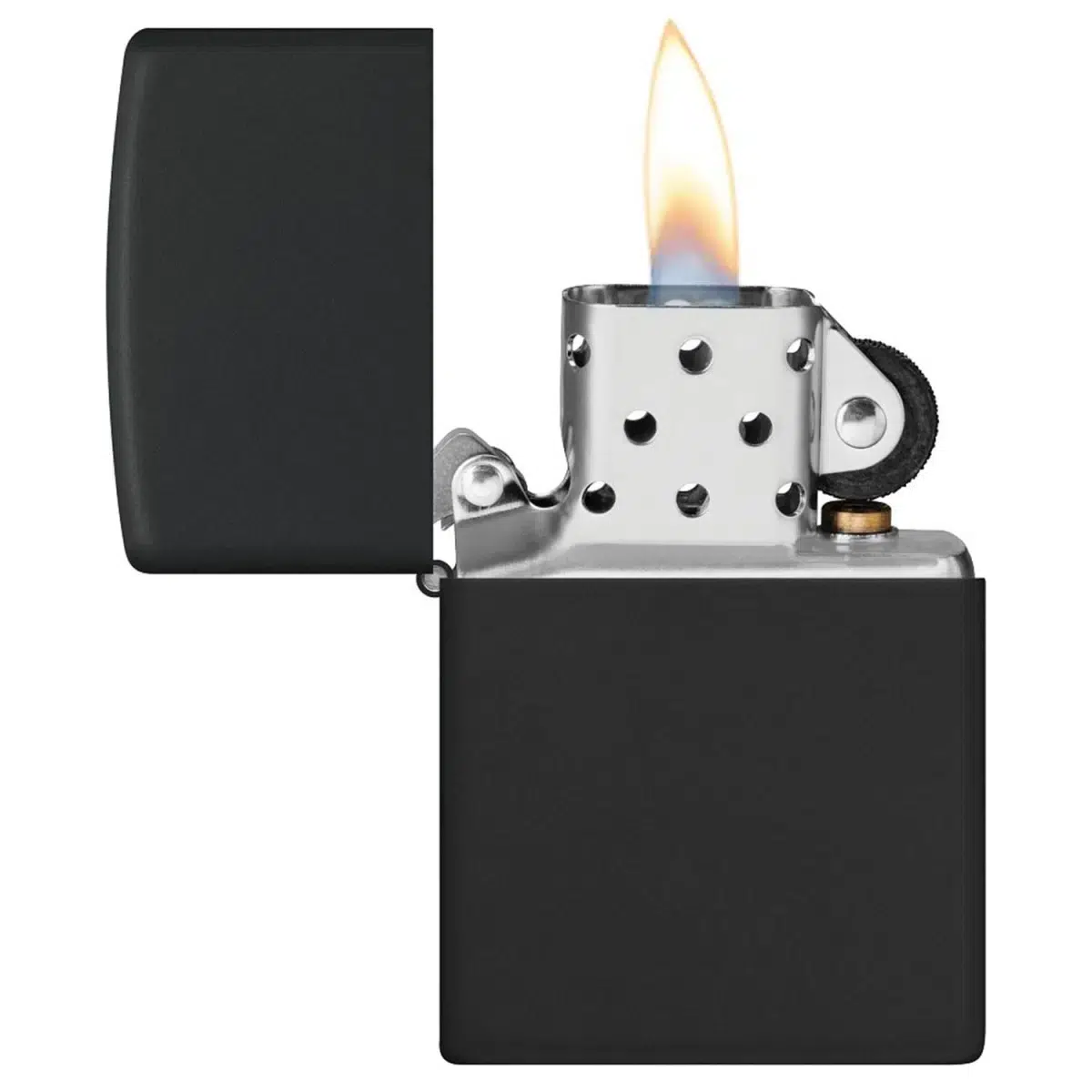 Zippo Benzinfeuerzeug BLACK MATTE – Bild 2