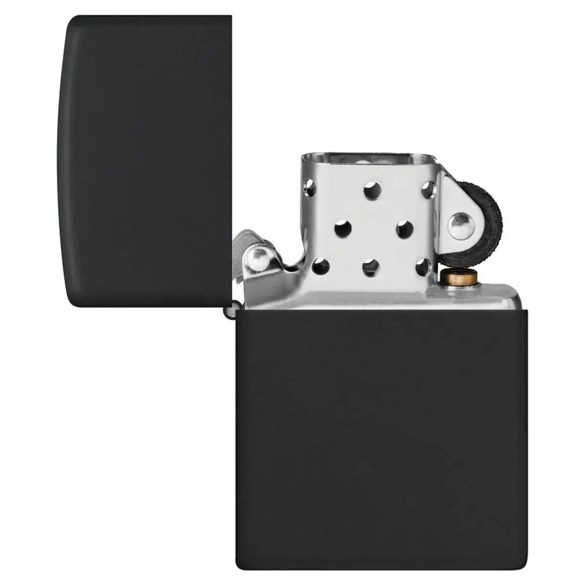 Zippo Benzinfeuerzeug BLACK MATTE – Bild 4