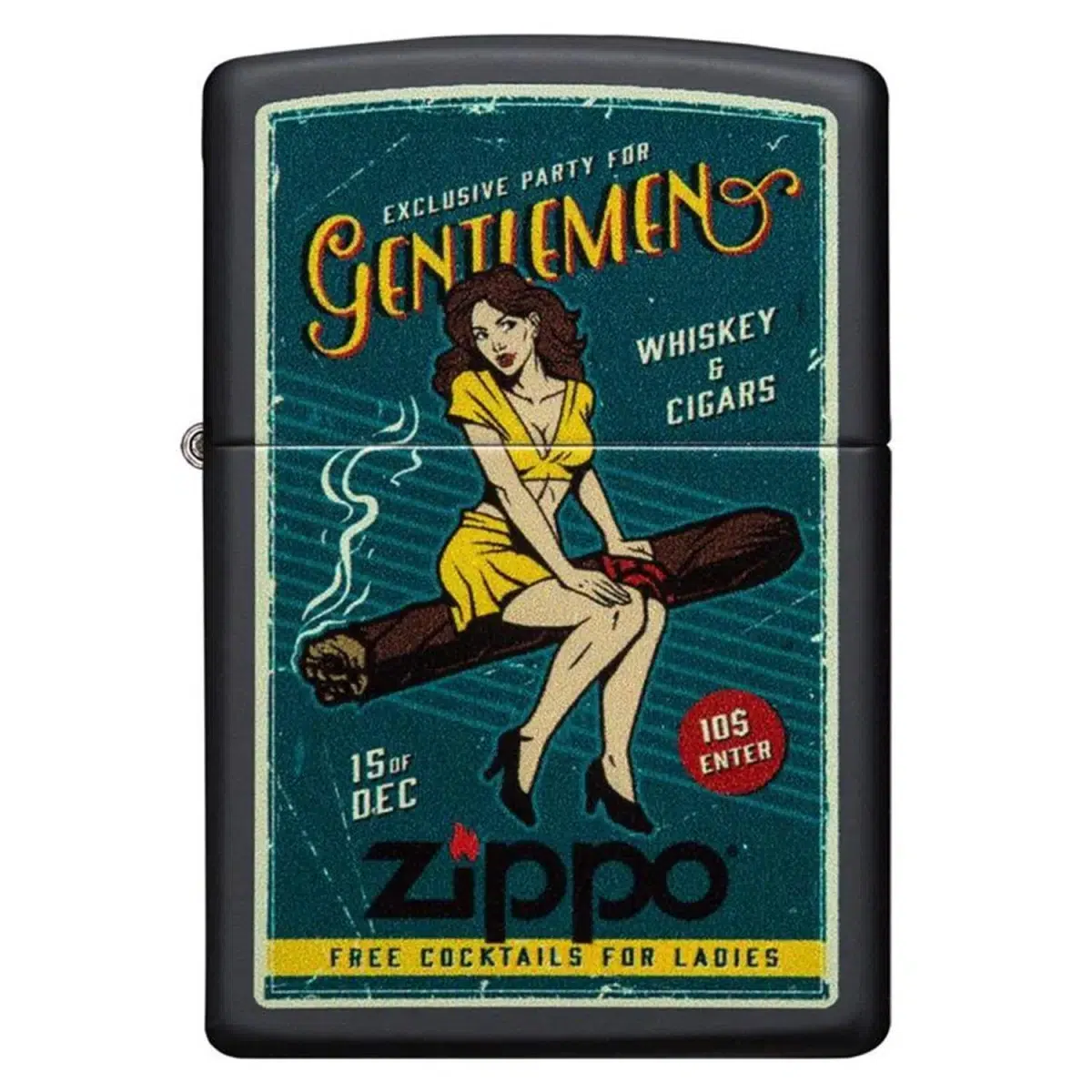 Zippo Benzinfeuerzeug Cigar Girl Design – Bild 3