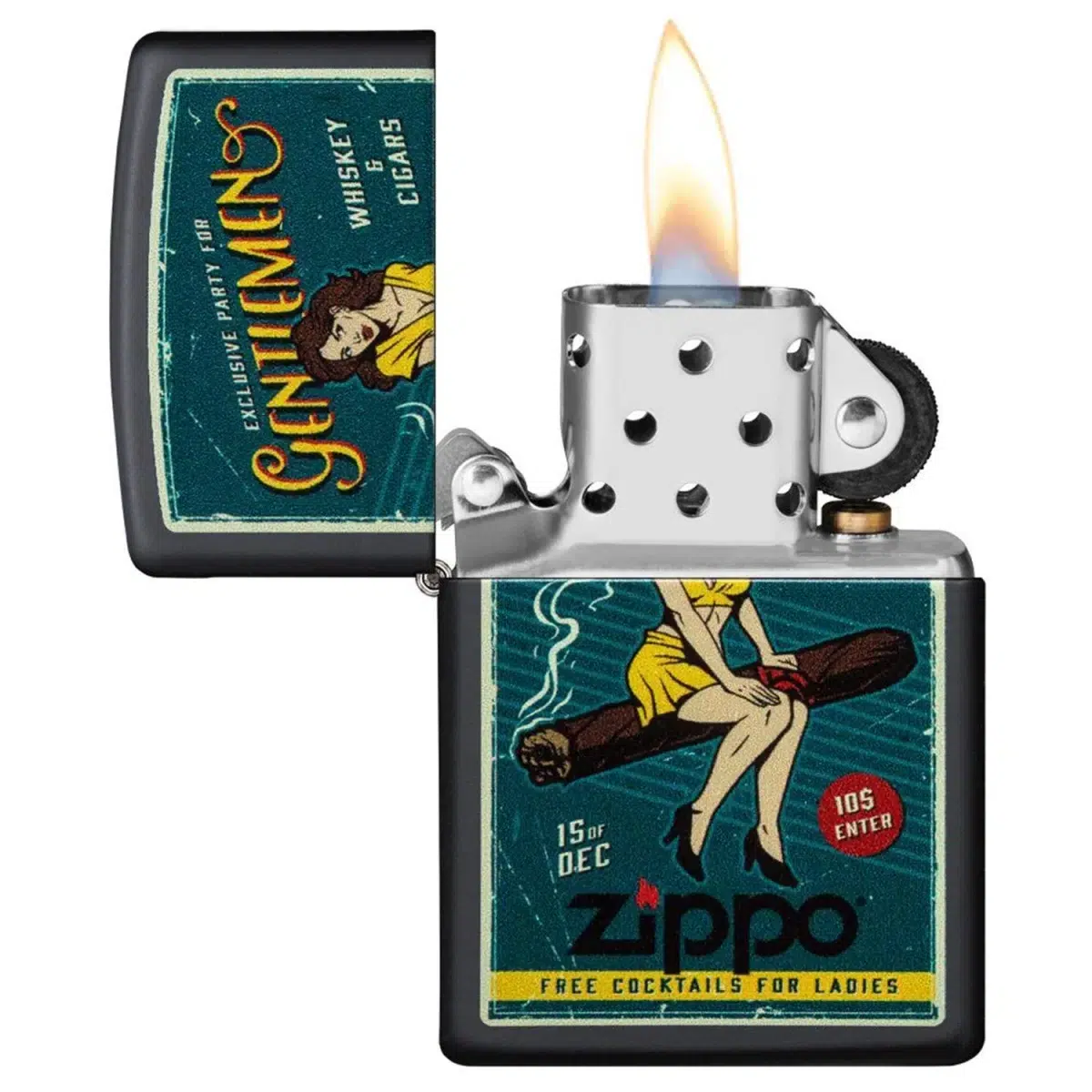 Zippo Benzinfeuerzeug Cigar Girl Design – Bild 2