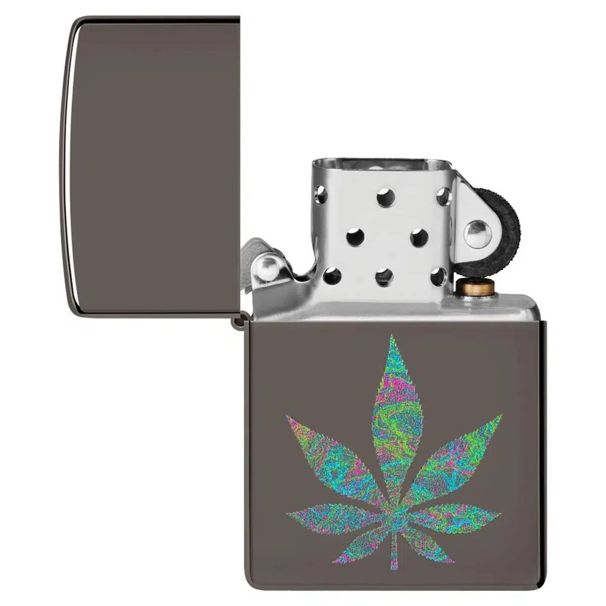 Zippo Benzinfeuerzeug Funky Cannabis Design – Bild 4