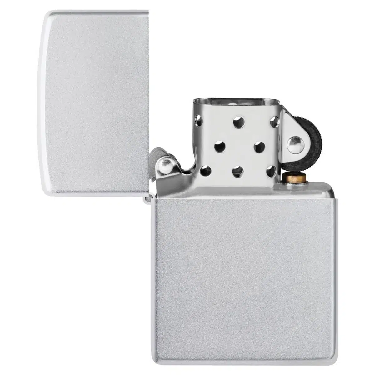 Zippo Benzinfeuerzeug SATIN CHROME – Bild 4