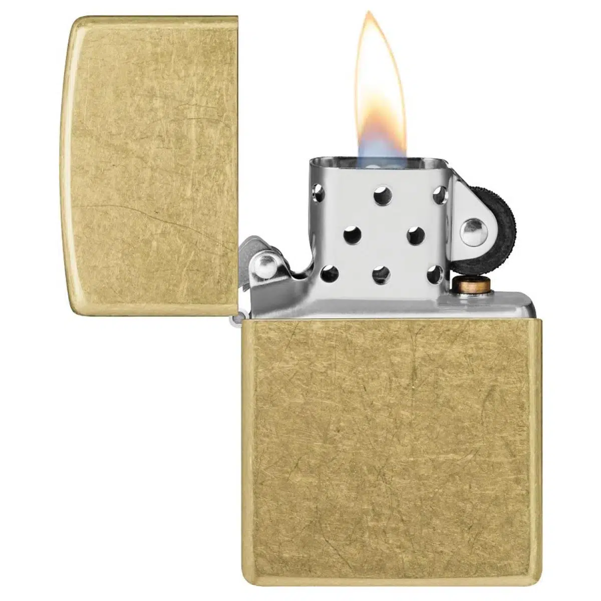 Zippo Benzinfeuerzeug Street Brass – Bild 2