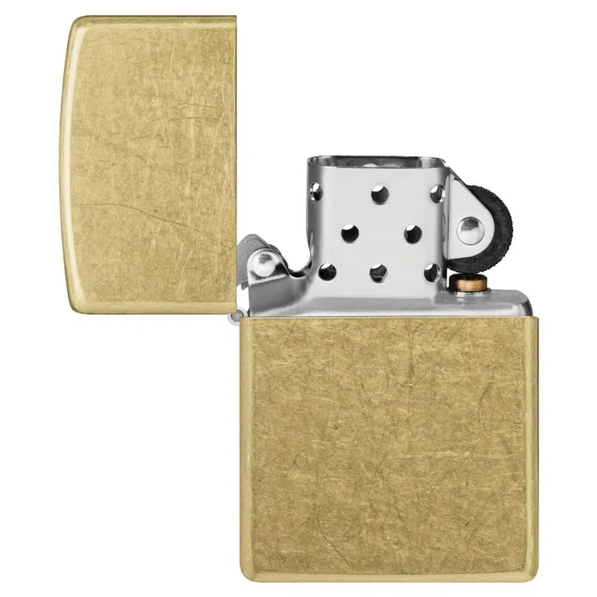 Zippo Benzinfeuerzeug Street Brass – Bild 4