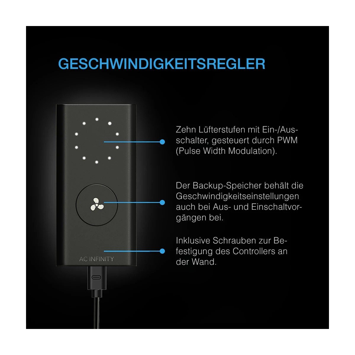AC Infinity CLOUDLINE Pro S8 200 mm – Bild 3