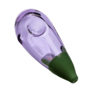 Goody Glass Eggplant Handstück