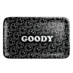 Goody Glass Pattern Face Rolling Tray – Schwarz, Medium