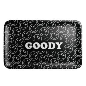 Goody Glass Pattern Face Rolling Tray – Schwarz, Medium