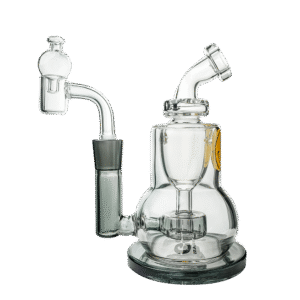 Goody Glass The Chief Mini Dab-Rig Set (4-teilig) – Transparent Schwarz