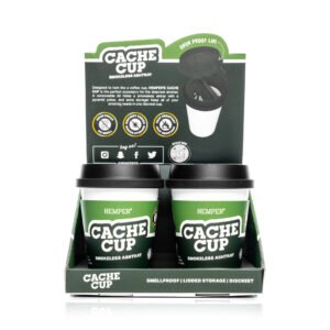 HEMPER Cache Cup geruchsarmer Ascher – White/Black