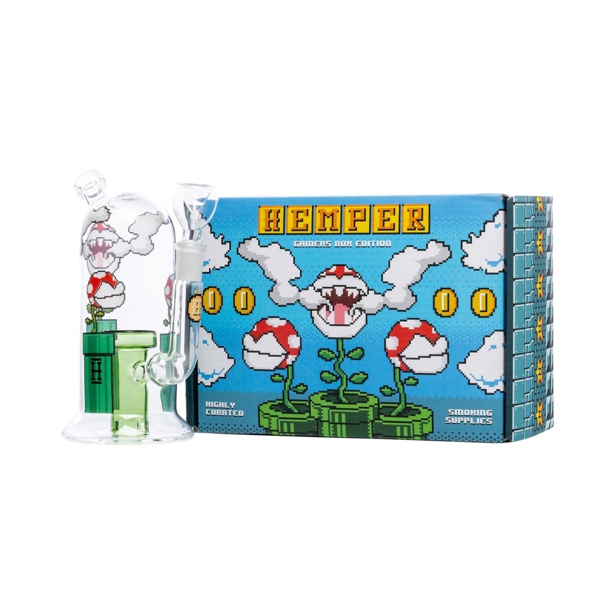 HEMPER Gaming Flower Wasserfilter-Glas