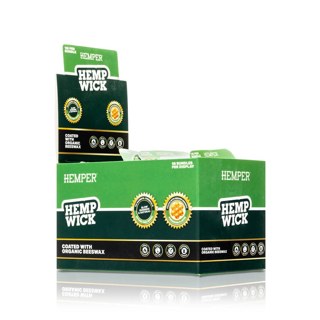 HEMPER Hempwick Hanfdocht mit Bienenwachs – 1 m – Bild 2