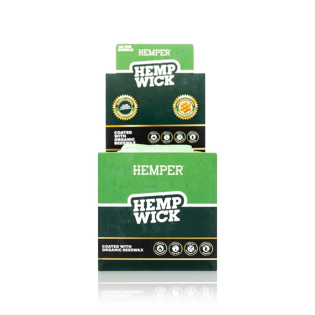 HEMPER Hempwick Hanfdocht mit Bienenwachs – 1 m – Bild 3