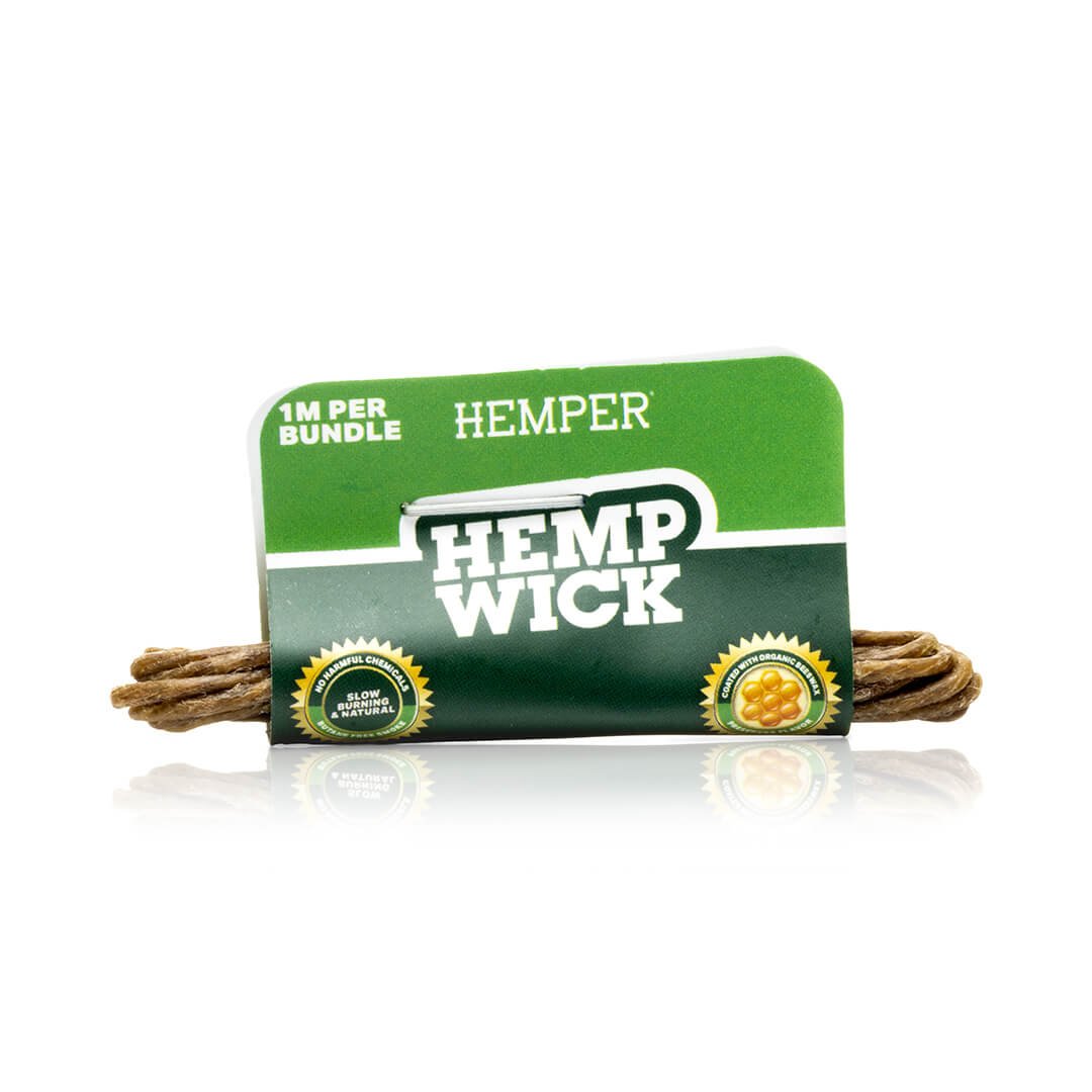 HEMPER Hempwick Hanfdocht mit Bienenwachs – 1 m – Bild 6
