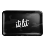 HEMPER It's Lit Black Camouflage Rolling Tray – Medium