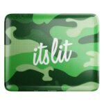 HEMPER It's Lit Light Green Camo Rolling Tray – Large
