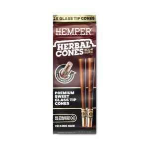 HEMPER King Size Cones aus Teeblatt mit Glasfilter – Sweet
