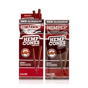 HEMPER King Size Hanf-Cones mit Kartonfilter – Sweet