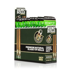 HEMPER King Size Hanf-Rolls mit Glasfilter – Natural