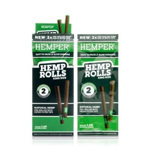 HEMPER King Size Hanf-Rolls mit Kartonfilter – Natural
