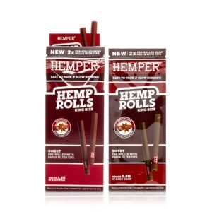 HEMPER King Size Hanf-Rolls mit Kartonfilter – Sweet