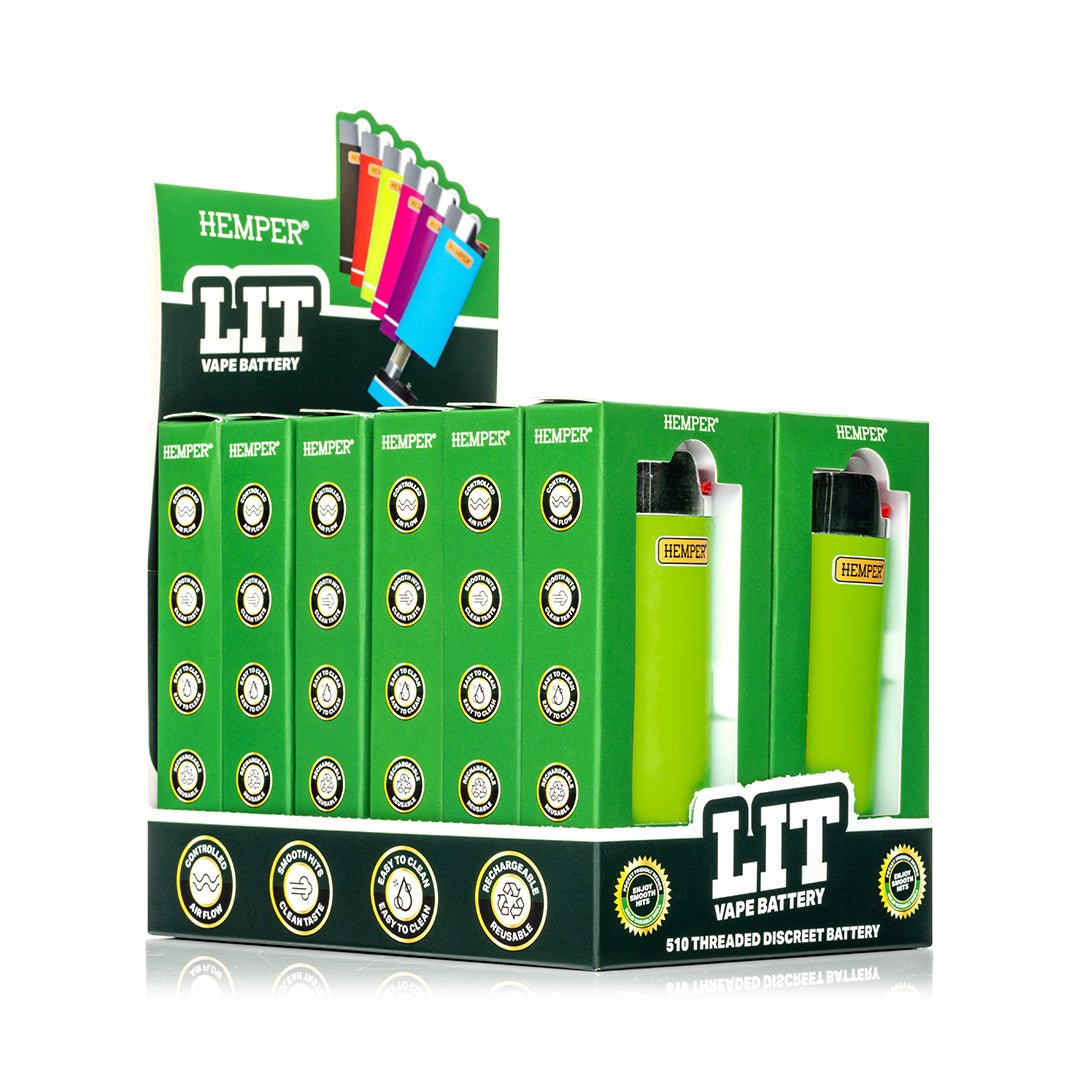 HEMPER Lit Vape Battery 510-Akku – Green – Bild 2