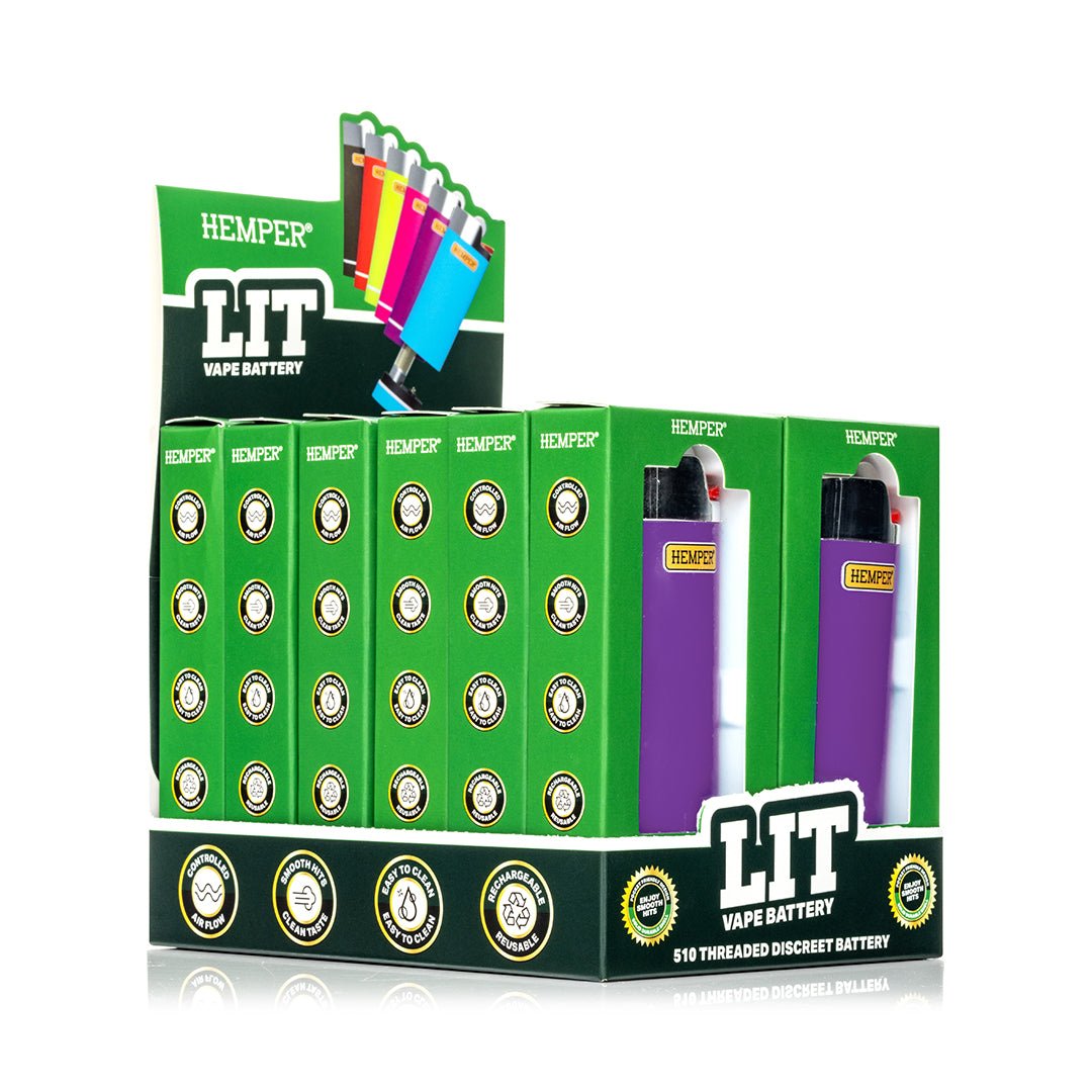 HEMPER Lit Vape Battery 510-Akku – Purple – Bild 2
