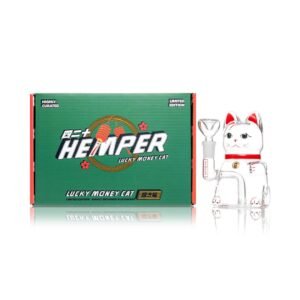 HEMPER Lucky Money Cat Wasserfilter-Glas