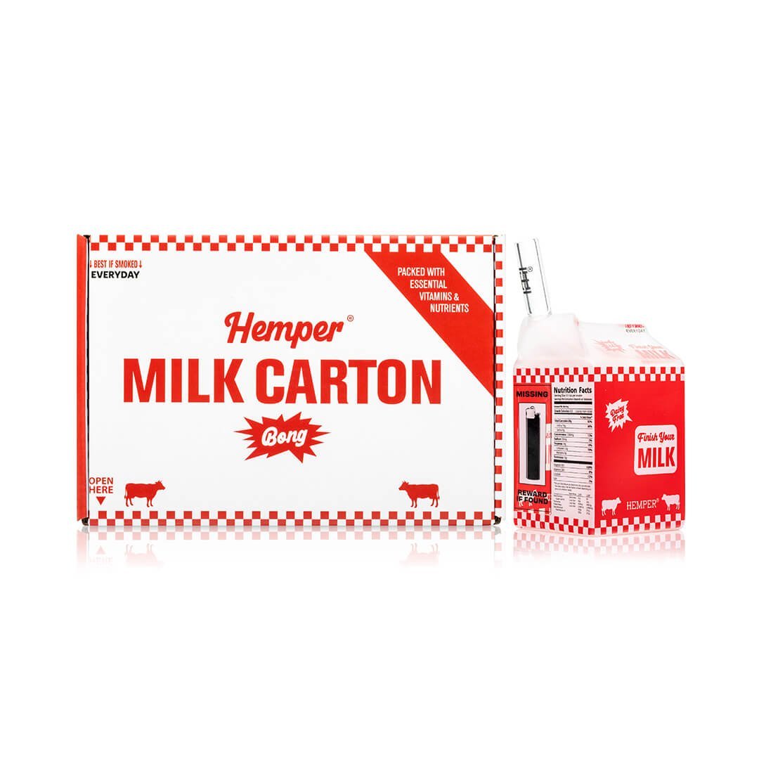 HEMPER Milk Carton Wasserfilter-Glas