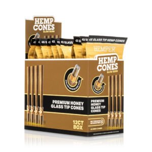 HEMPER Mini-Size Hanf-Cones mit Glasfilter – Honey