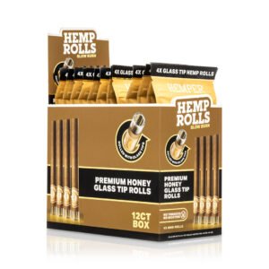HEMPER Mini-Size Hanf-Rolls mit Glasfilter – Honey