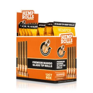 HEMPER Mini-Size Hanf-Rolls mit Glasfilter – Mango