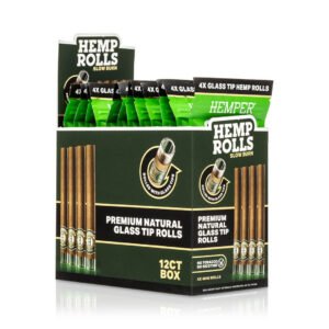 HEMPER Mini-Size Hanf-Rolls mit Glasfilter – Natural