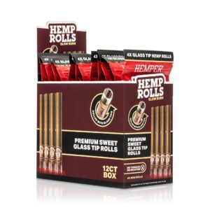 HEMPER Mini-Size Hanf-Rolls mit Glasfilter – Sweet