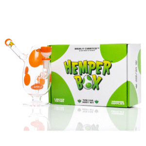 HEMPER Spotted Egg Wasserfilter-Glas – Orange