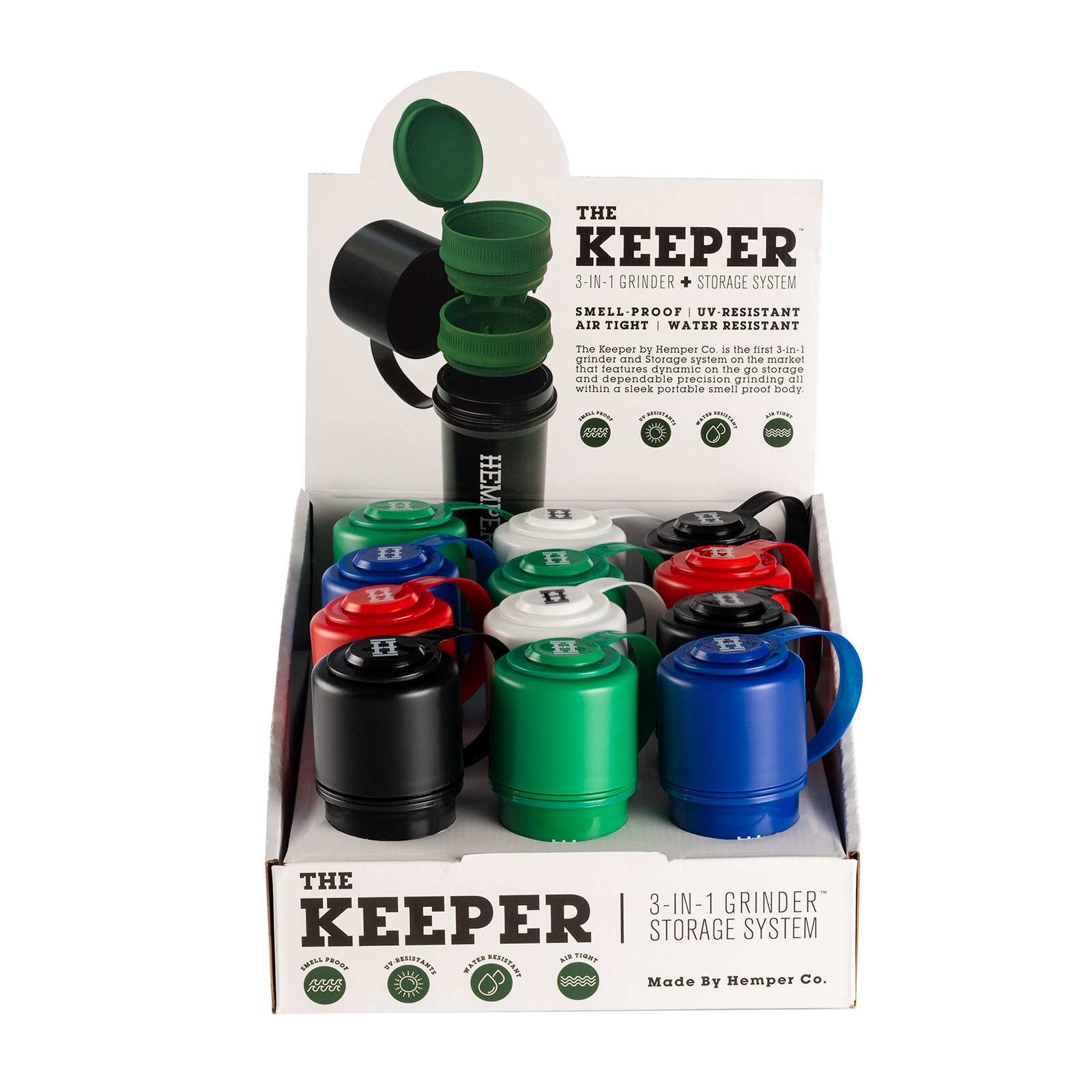 HEMPER The Keeper 3-in-1 Grinder mit Vorratsbehälter – Bild 3