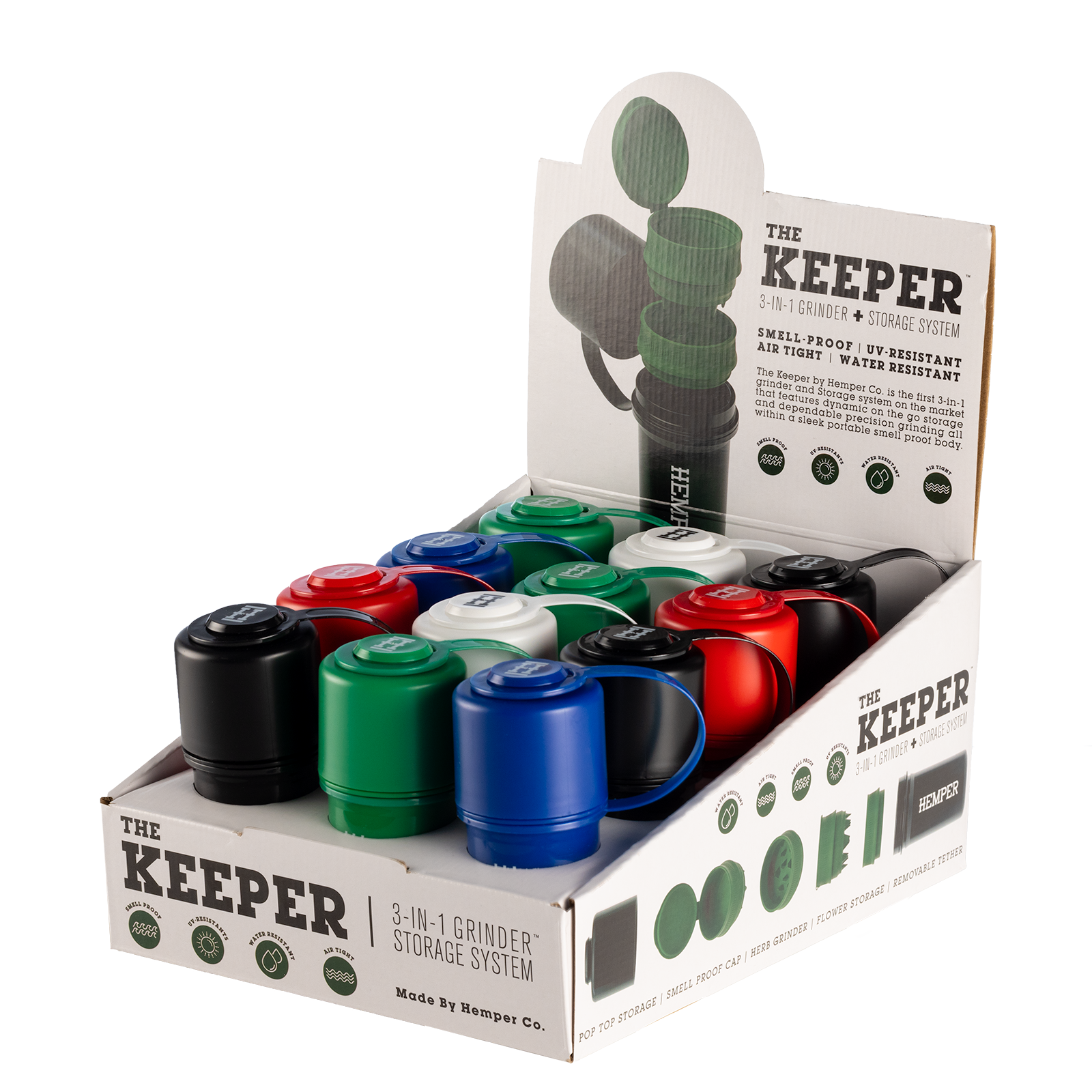HEMPER The Keeper 3-in-1 Grinder mit Vorratsbehälter – Bild 4