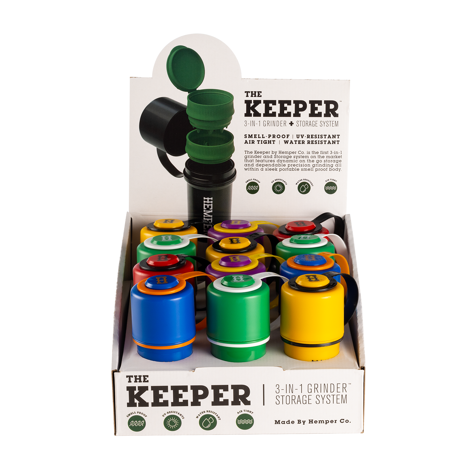 HEMPER The Keeper 3-in-1 Grinder mit Vorratsbehälter – Bild 5