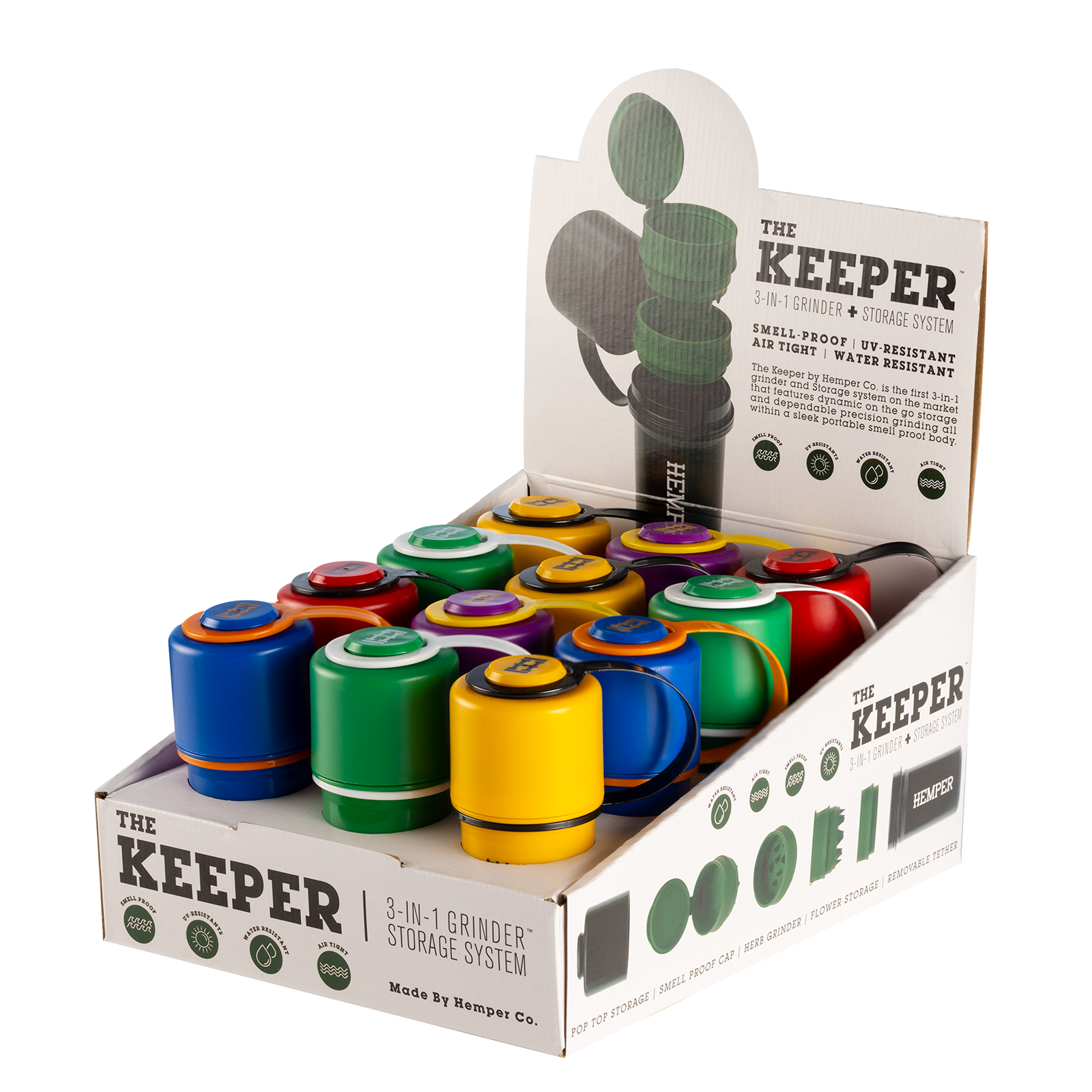 HEMPER The Keeper 3-in-1 Grinder mit Vorratsbehälter – Bild 6