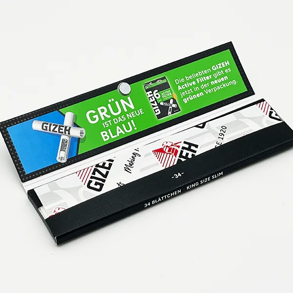 Gizeh King Size Slim extra fein 34 Blatt - 1 Packung – Bild 2